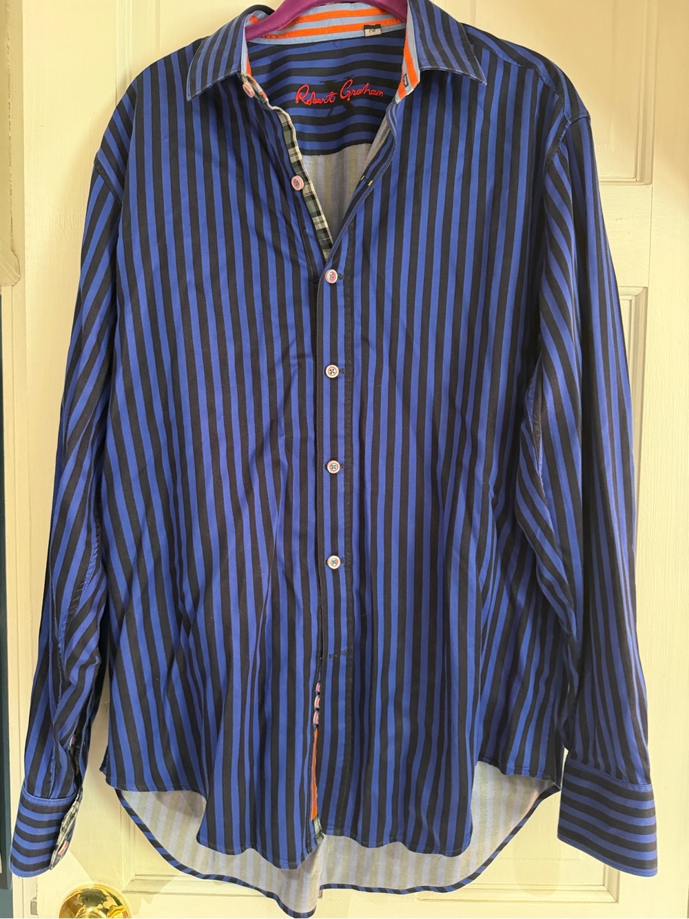 Robert Graham Pinstripe Button Down Shirt/szL